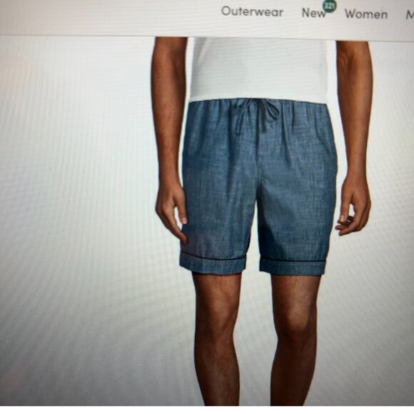 Lands End Mens Essential Pajama Shorts Size XL Deep Sea Navy Bundle 4 pairs - Picture 4 of 4